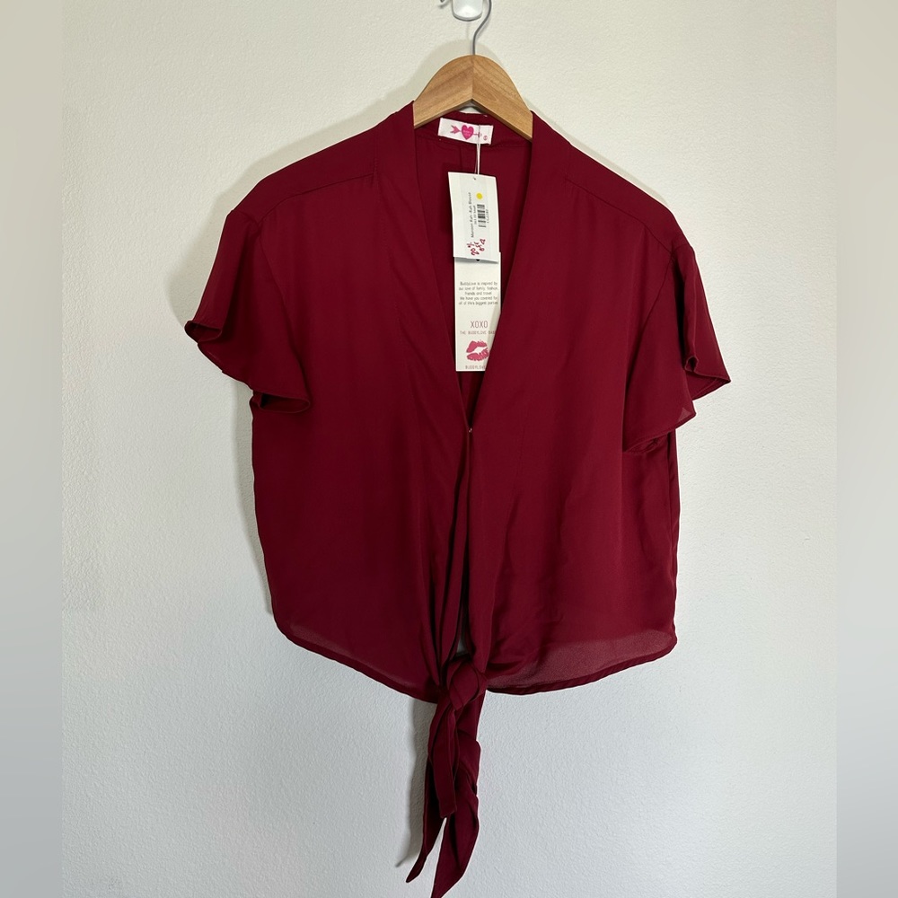 Red light weight blouse